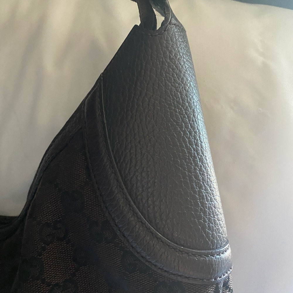 Gucci Brown GG Canvas Hobo purse, size: medium. Pre-loved - Picture 11 of 13